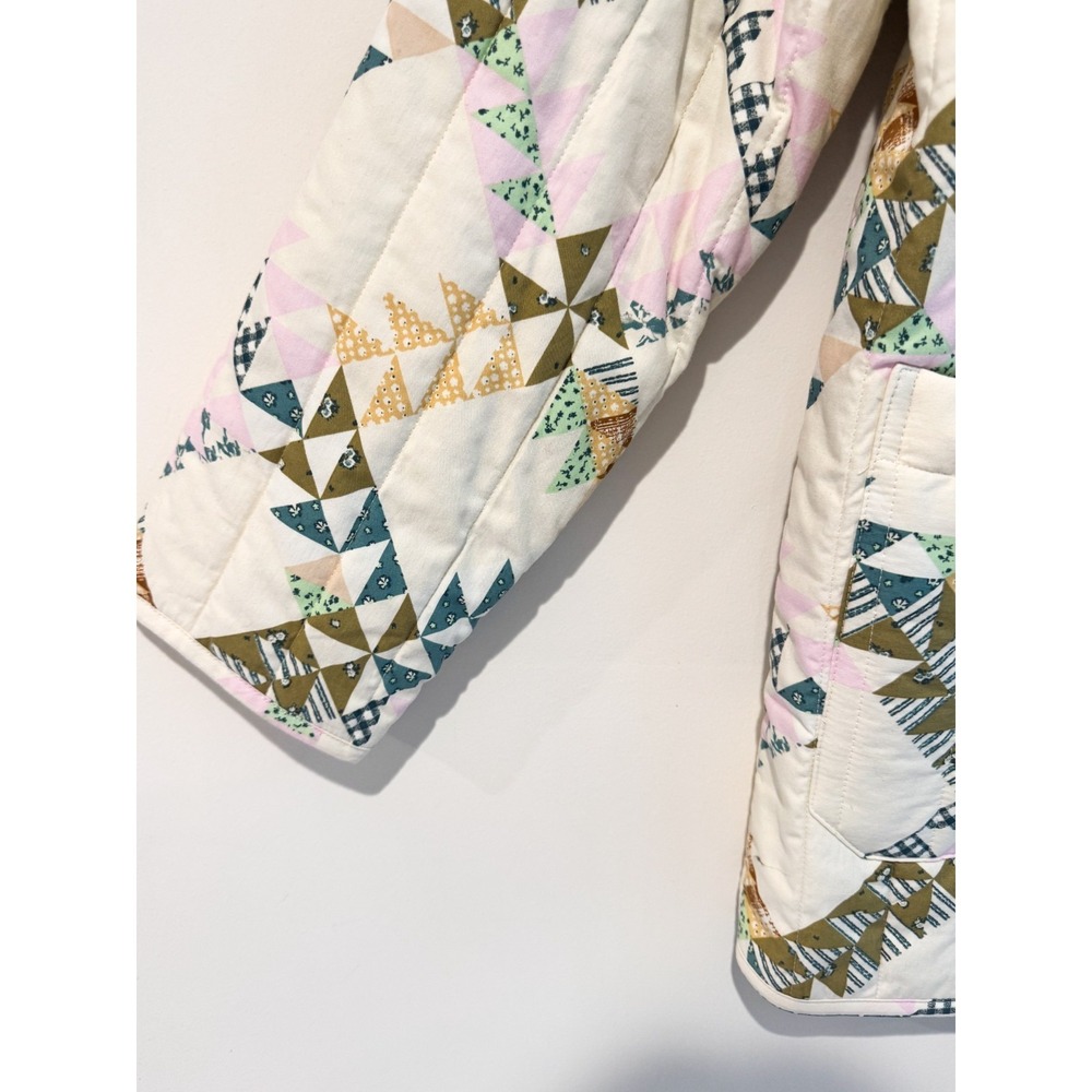 Universal Thread Quilted Patchwork Jacket, Size M - image 4